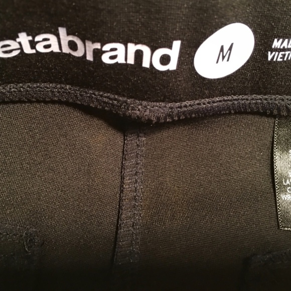 Betabrand DRESS PANT YOGA PANTS, NWOT, Bootcut, BLACK, Size M - Picture 3 of 7